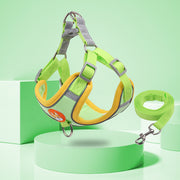 Reflective Pet Harness And Leash Set